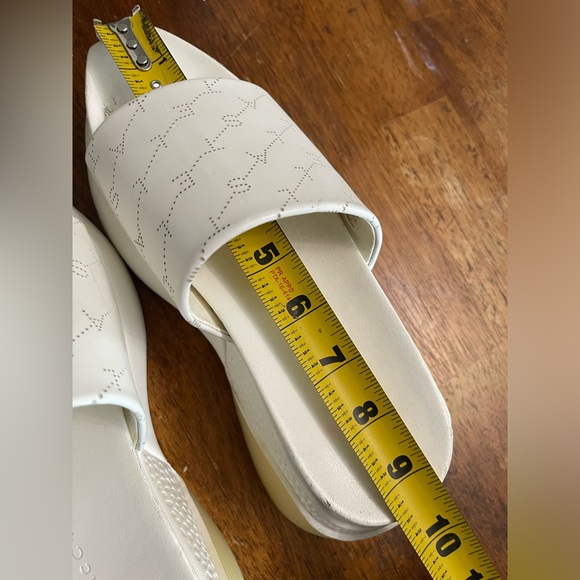 STELLA MCCARTNEY AUTHENTIC Platform Slides Mules White - Picture 11 of 14